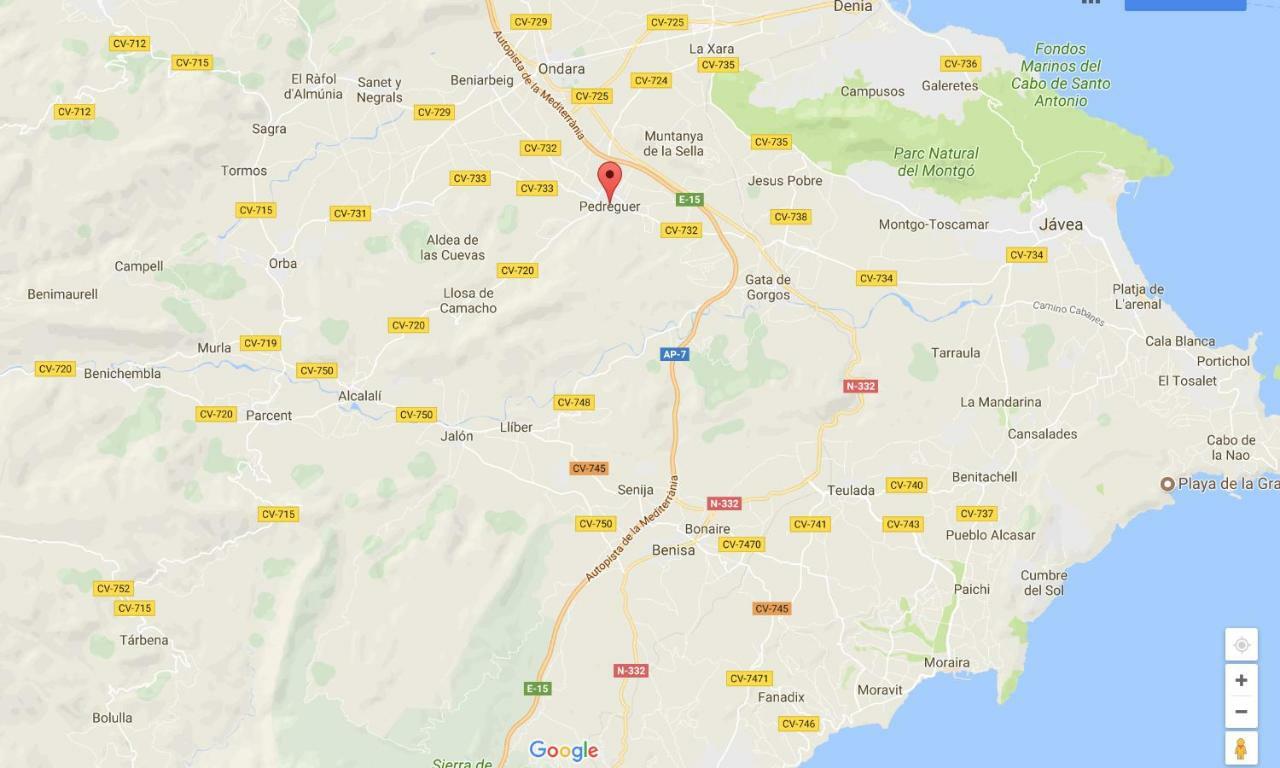 Ca La Marti Villa Pedreguer Kültér fotó